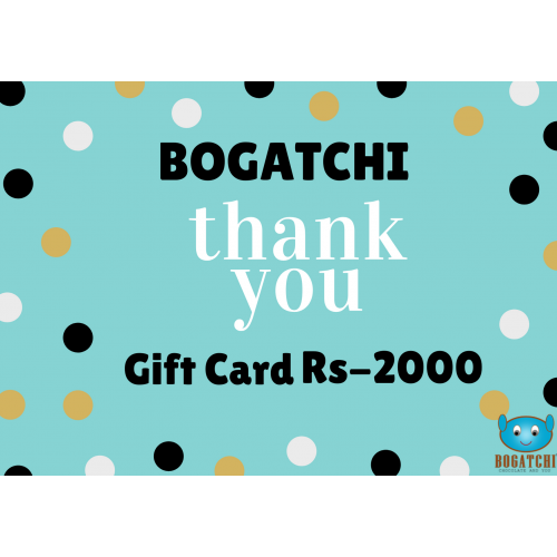 BOGATCHI Thank You- RS-2000 Gift Card